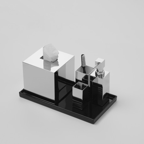 Поднос DECOR WALTHER PORZELLAN 0863760 настольный 30x16x2 см цвет черный