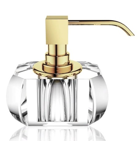 Дозатор DECOR WALTHER KRISTALL 0924456 настольный цвет золото кристальный