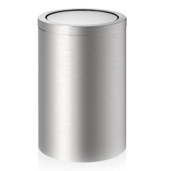 Корзина для бумаги DECOR WALTHER BASIC 0607976 напольная цвет сталь матовая