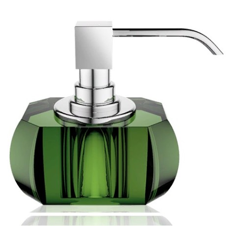 Дозатор DECOR WALTHER KRISTALL 0924296 настольный цвет английский зеленый хром