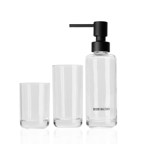 Набор аксессуаров DECOR WALTHER POPUP 0940064 настольный цвет кристальный черный матовый