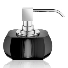 Дозатор DECOR WALTHER KRISTALL 0924294 настольный цвет антрацит хром