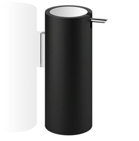 Дозатор DECOR WALTHER STONE 0972264 подвесной цвет черный матовый хром