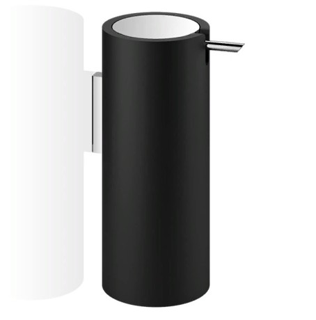 Дозатор DECOR WALTHER STONE 0972264 подвесной цвет черный матовый хром