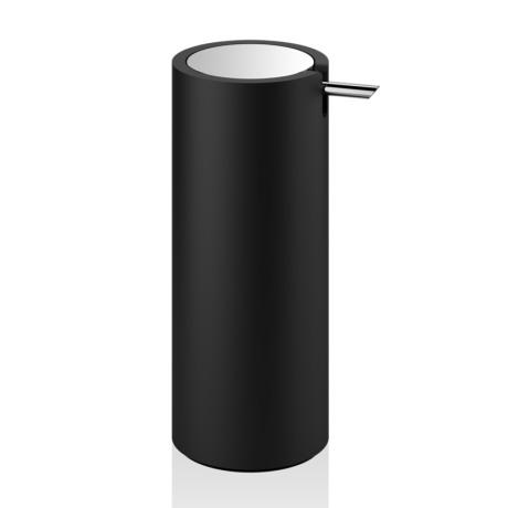 Дозатор DECOR WALTHER STONE 0972364 настольный цвет черный матовый хром