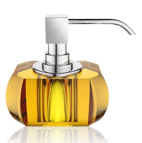 Дозатор DECOR WALTHER KRISTALL 0924281 настольный цвет хром янтарь