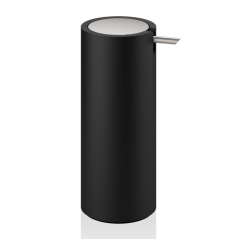 Дозатор DECOR WALTHER STONE 0972365 настольный цвет черный матовый сталь матовая