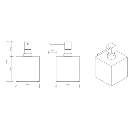 Дозатор DECOR WALTHER DW 0825000 настольный