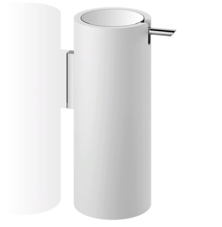 Дозатор DECOR WALTHER STONE 0972254 подвесной цвет белый хром