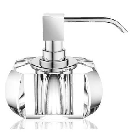 Дозатор DECOR WALTHER KRISTALL 0924256 настольный цвет кристальный хром
