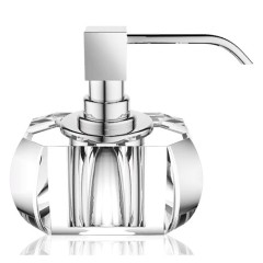 Дозатор DECOR WALTHER KRISTALL 0924256 настольный цвет кристальный хром