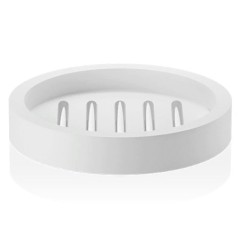 Мыльница DECOR WALTHER STONE 0972154 настольная цвет белый матовый хром