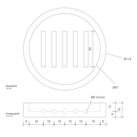 Мыльница DECOR WALTHER STONE 0972154 настольная цвет белый матовый хром