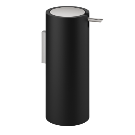 Дозатор DECOR WALTHER STONE 0972265 подвесной цвет черный матовый сталь матовая