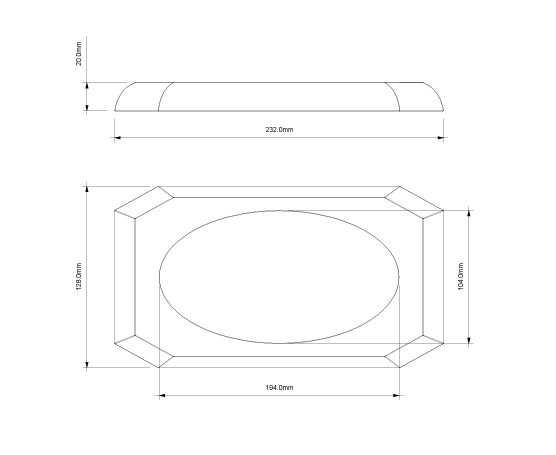 Лоток для расчесок DECOR WALTHER KRISTALL 0924094 настольный цвет антрацит