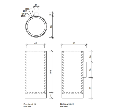 Стакан DECOR WALTHER MIKADO 0522616 подвесной цвет золото розовое