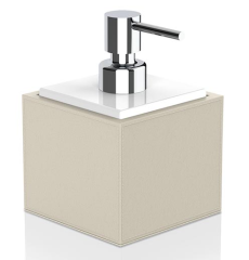 Дозатор DECOR WALTHER BROWNIE 0937147 настольный цвет бежевый хром