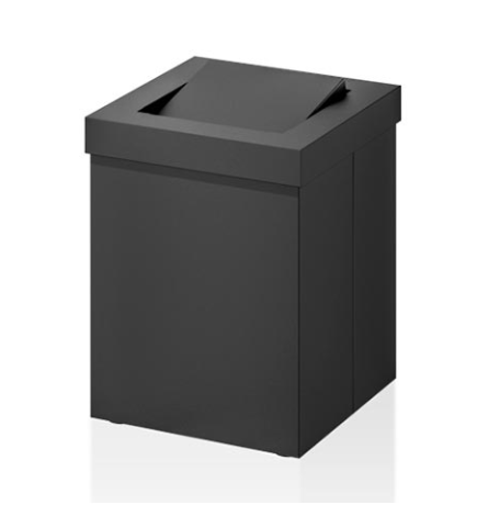 Корзина для бумаги DECOR WALTHER 0611160 напольная цвет черный матовый