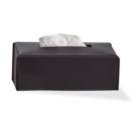 Диспенсер для салфеток DECOR WALTHER NAPPA 0938090 настольный цвет черно коричневый