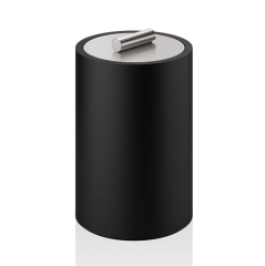 Баночка универсальная DECOR WALTHER STONE DW 0971465 настольный цвет черный матовый сталь матовая