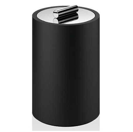 Баночка универсальная DECOR WALTHER STONE DW 0971464 настольный цвет черный матовый хром