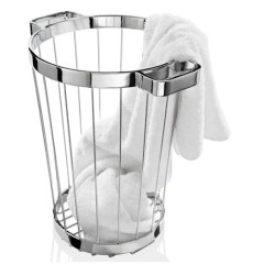Корзина для полотенец DECOR WALTHER CLASSIC 0612600 напольная цвет хром