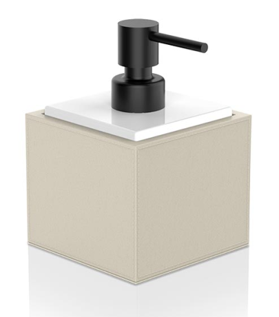 Дозатор DECOR WALTHER BROWNIE 0937247 настольный цвет бежевый черный матовый хром