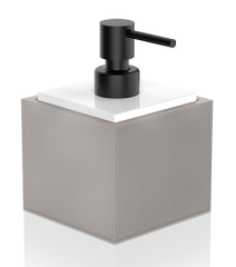 Дозатор DECOR WALTHER BROWNIE 0937249 настольный цвет тауп черный матовый