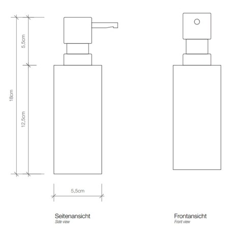 Дозатор DECOR WALTHER MIKADO 0521200 настольный цвет хром