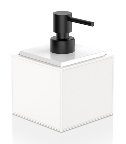 Дозатор DECOR WALTHER BROWNIE 0937250 настольный цвет белый черный матовый