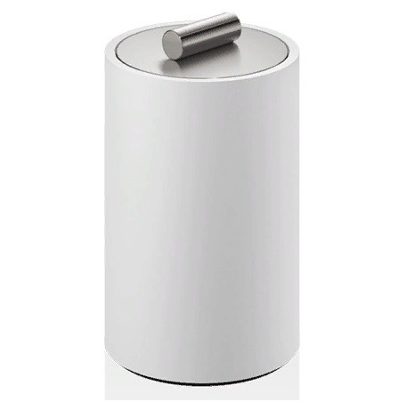 Баночка универсальная DECOR WALTHER STONE 0971355 настольная цвет белый сталь матовая
