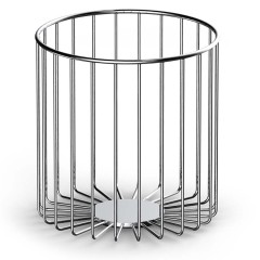 Корзина для мусора DECOR WALTHER MIKADO BASIC CLASSIC 0859200 напольная цвет хром