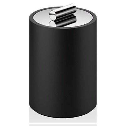 Баночка универсальная DECOR WALTHER STONE DW 0971264 настольный цвет черный матовый хром