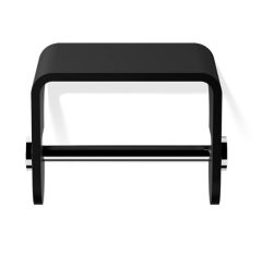 Держатель туалетной бумаги DECOR WALTHER STONE 0974564 подвесной цвет черный матовый