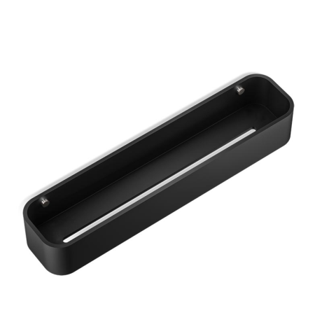 Душевая полочка DECOR WALTHER STONE DW 0973965 настенная цвет черный матовый сталь матовая