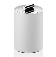 Баночка универсальная DECOR WALTHER STONE 0971254 настольная цвет белый матовый хром