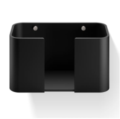 Диспенсер для салфеток DECOR WALTHER STONE 0974265 настенный цвет черный матовый/сталь матовая