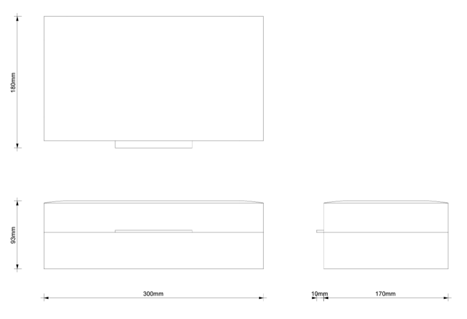 Коробка универсальная DECOR WALTHER BROWNIE 0939850 настольная цвет белый