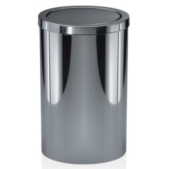Корзина для бумаги DECOR WALTHER BASIC 0607970 напольная цвет сталь полированная