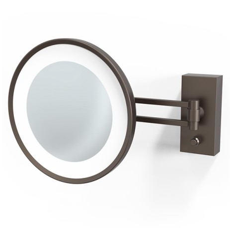 Косметическое зеркало DECOR WALTHER 0122117 подвесное цвет темная бронза