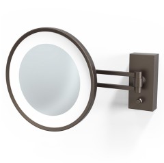 Косметическое зеркало DECOR WALTHER 0122117 подвесное цвет темная бронза