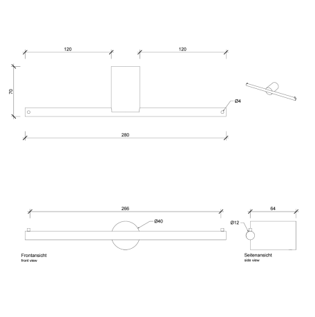 Держатель туалетной бумаги DECOR WALTHER STONE 0974965 подвесной двойной цвет черный матовый сталь матовая