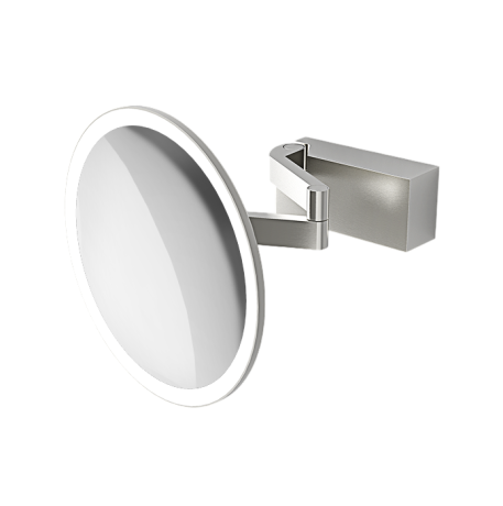 Косметическое зеркало DECOR WALTHER 0123176 подвесное цвет сталь матовая