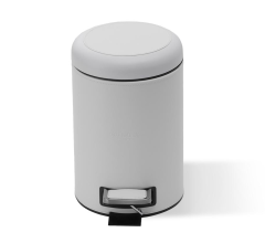 Ведро DECOR WALTHER BROWNIE 0939550 напольное цвет белый