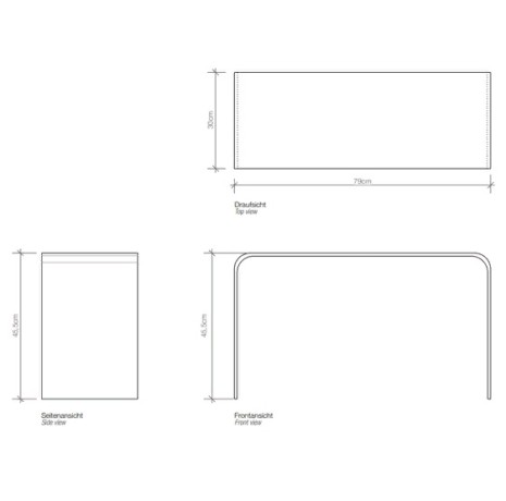 Скамейка DECOR WALTHER UNIVERSAL 0508350 напольная цвет белый