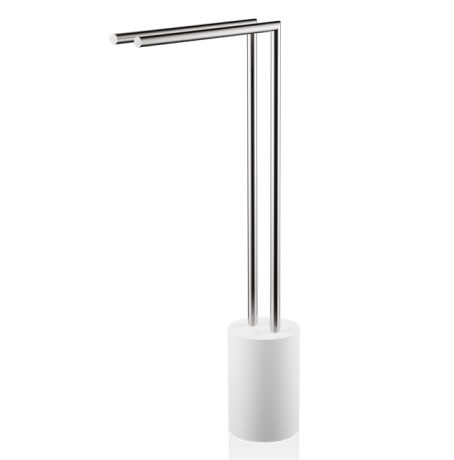 Стойка DECOR WALTHER STONE 0971755 напольная цвет сталь матовая белый матовый