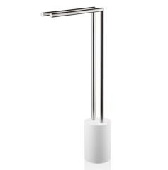 Стойка DECOR WALTHER STONE 0971755 напольная цвет сталь матовая белый матовый