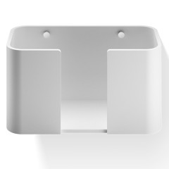 Диспенсер для салфеток DECOR WALTHER STONE 0974254 подвесной цвет белый