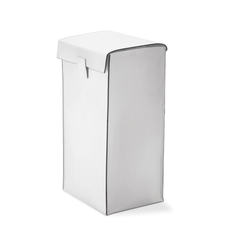 Корзина для белья DECOR WALTHER NAPPA 0938850 напольная цвет белый