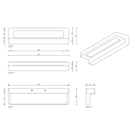 Светильник DECOR WALTHER 0329560 подвесной цвет черный матовый